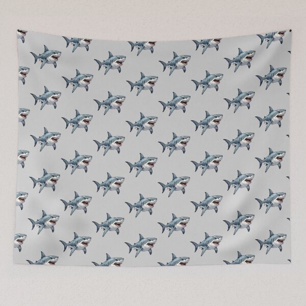 Item preview, Great White Shark angry designed and sold by pixeldizajn.