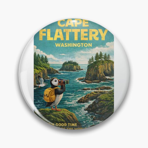 Item preview, Cape Flattery Washington overlooking the Pacific Ocean at the northwestern tip of the Olympic Peninsula near Neah Bay designed and sold by Aryabek.