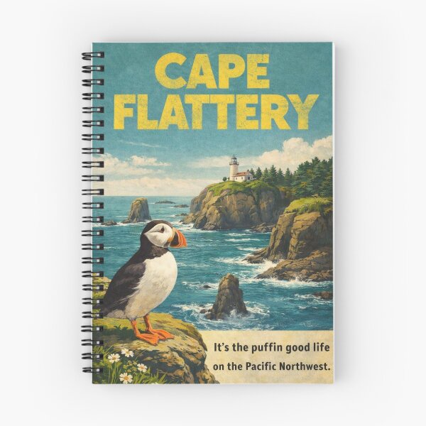 Item preview, Cape Flattery Lighthouse and Tatoosh Island Cliffs Along the Pacific Northwest Coast of Washington State designed and sold by Aryabek.