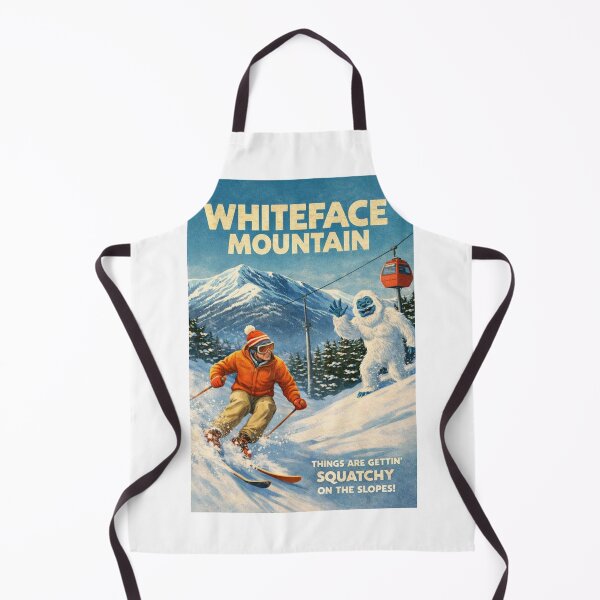Item preview, Skiing Slopes and Adirondack Gondola Views at Whiteface Mountain in the Adirondack High Peaks of New York designed and sold by Aryabek.