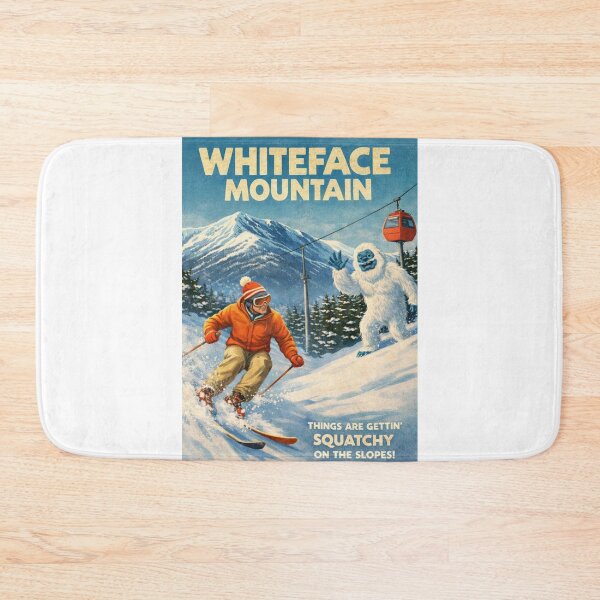Item preview, Skiing Slopes and Adirondack Gondola Views at Whiteface Mountain in the Adirondack High Peaks of New York designed and sold by Aryabek.