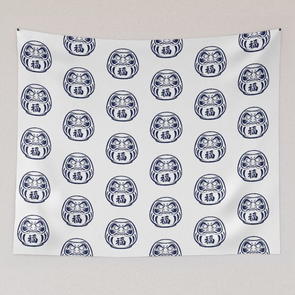 Item preview, Traditional Japanese Daruma Doll Lucky Charm Kanji Fortune designed and sold by SakuraMarket26.