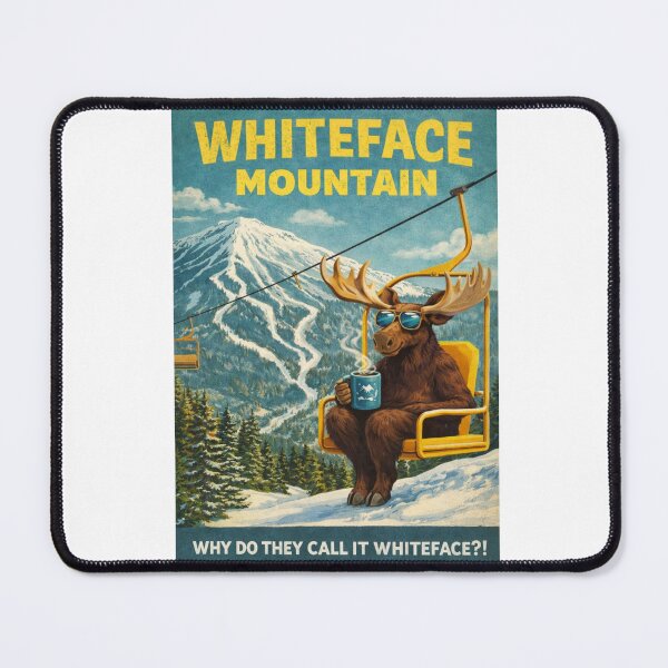Item preview, Scenic Chairlift Views Across the Adirondack Peaks at Whiteface Mountain Near Lake Placid New York designed and sold by Aryabek.
