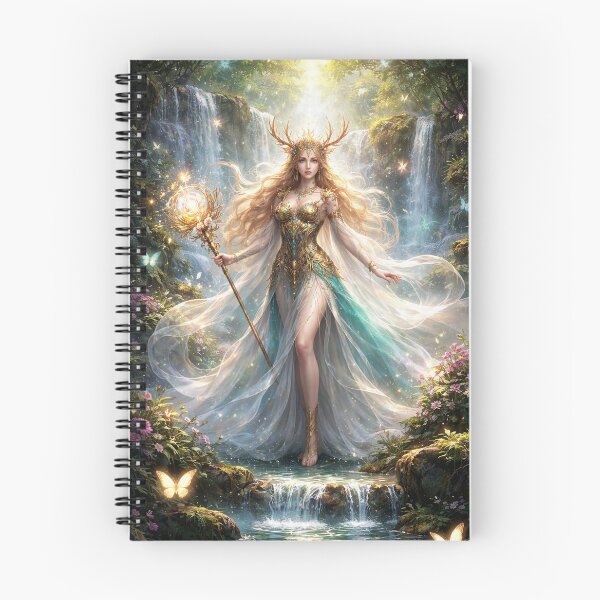 Item preview, Forest Goddess of Light – Magical Fantasy Nature Artwork designed and sold by DrizzyV.