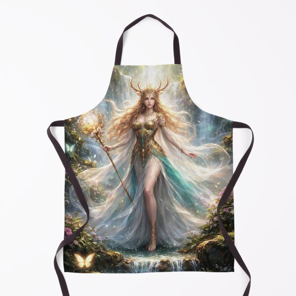 Item preview, Forest Goddess of Light – Magical Fantasy Nature Artwork designed and sold by DrizzyV.