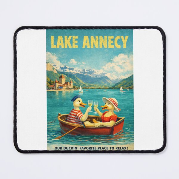 Item preview, Alpine Views Across Lake Annecy with Château de Menthon-Saint-Bernard in the French Alps of Haute-Savoie designed and sold by Aryabek.