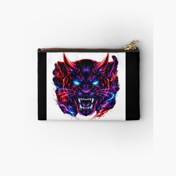 Item preview, Cyberpunk Japanese Demon Mask designed and sold by WittyWear Designs.
