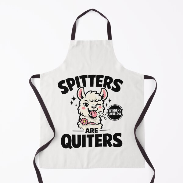 Item preview, Funny Swap Spitters Are Quitters Embarrassing Humor Sarcastic Joke designed and sold by Pawsome Quotes.