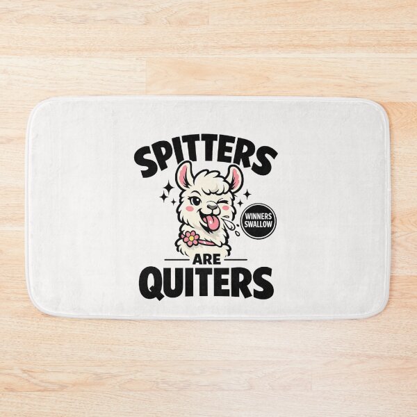 Item preview, Funny Swap Spitters Are Quitters Embarrassing Humor Sarcastic Joke designed and sold by Pawsome Quotes.