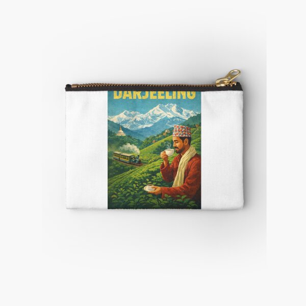 Item preview, Darjeeling Himalayan Railway and Tea Gardens Beneath Kanchenjunga in the Eastern Himalayas of West Bengal designed and sold by Aryabek.