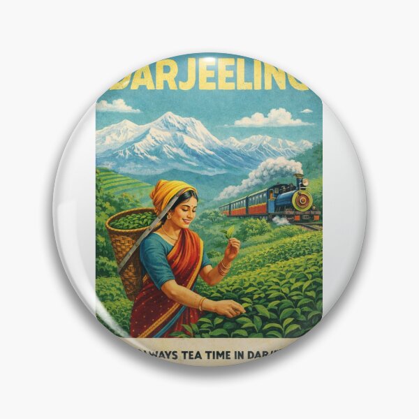 Item preview, Darjeeling Tea Plantations and Himalayan Railway Landscapes Beneath Kanchenjunga in West Bengal designed and sold by Aryabek.