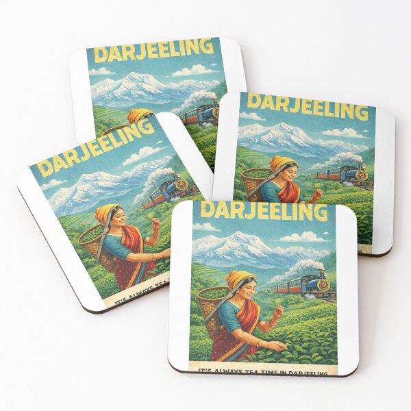 Item preview, Darjeeling Tea Plantations and Himalayan Railway Landscapes Beneath Kanchenjunga in West Bengal designed and sold by Aryabek.