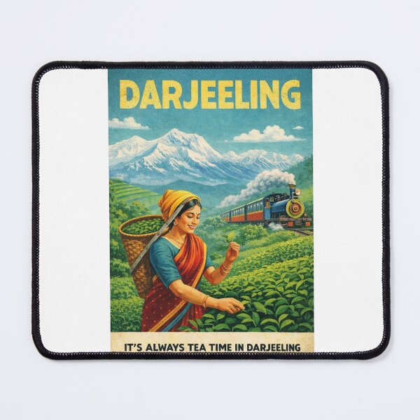 Item preview, Darjeeling Tea Plantations and Himalayan Railway Landscapes Beneath Kanchenjunga in West Bengal designed and sold by Aryabek.
