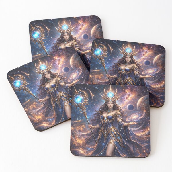 Item preview, Cosmic Sorceress – Queen of the Universe Fantasy Art designed and sold by DrizzyV.