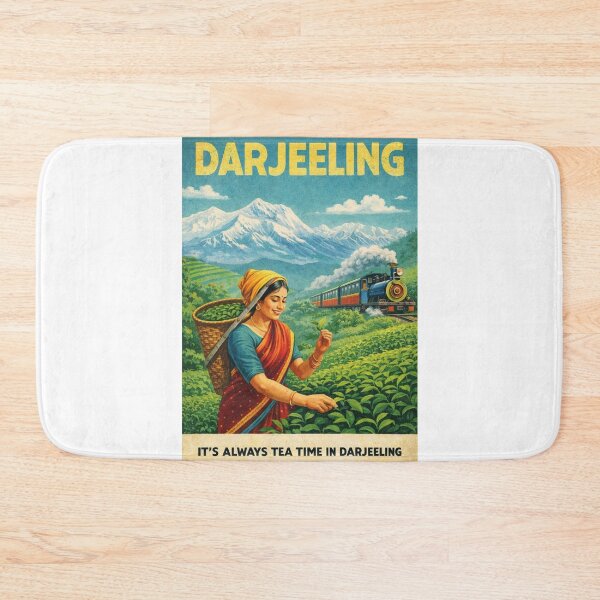 Item preview, Darjeeling Tea Plantations and Himalayan Railway Landscapes Beneath Kanchenjunga in West Bengal designed and sold by Aryabek.