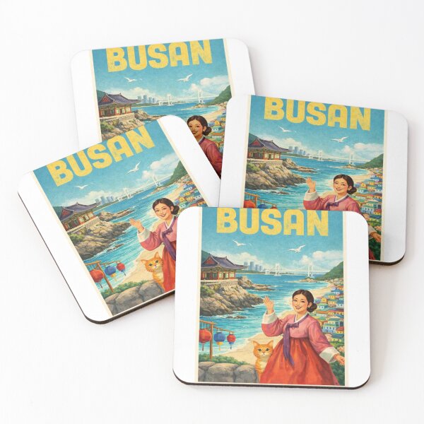 Item preview, Busan Coastline with Gwangan Bridge and Haeundae Beach Along the Korea Strait in South Korea designed and sold by Aryabek.