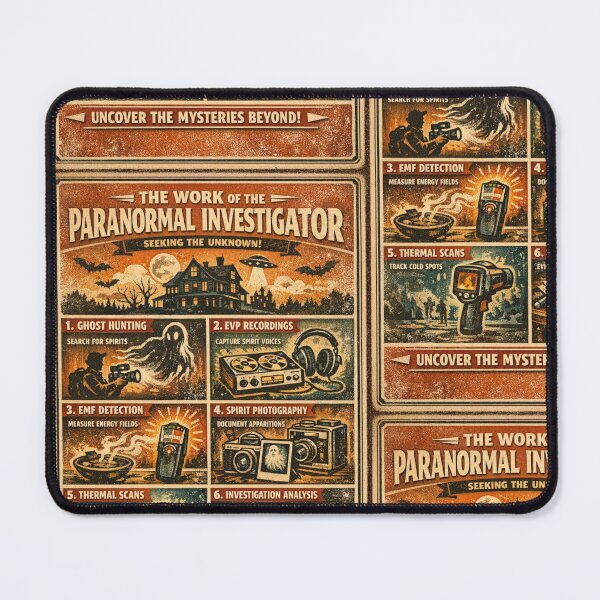 Item preview, Paranormal investigation poster 3 designed and sold by Martyn Prince.