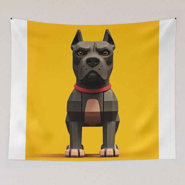 Item preview, Geometric Cane Corso on Vibrant Background designed and sold by lautir.