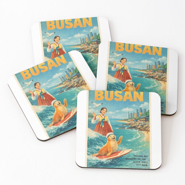 Item preview, Busan Skyline and Haeundae Beach Surf Along Gwangan Bridge on the Coast of South Korea designed and sold by Aryabek.