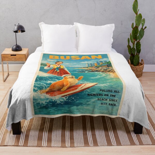 Item preview, Busan Skyline and Haeundae Beach Surf Along Gwangan Bridge on the Coast of South Korea designed and sold by Aryabek.
