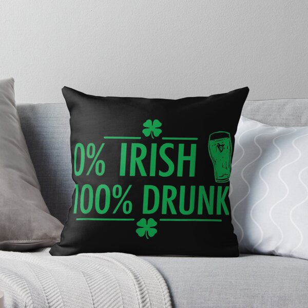 Item preview, 0 Percent Irish 100 Percent Drunk Funny St Patricks Day Drinking Shirt designed and sold by River Silva.