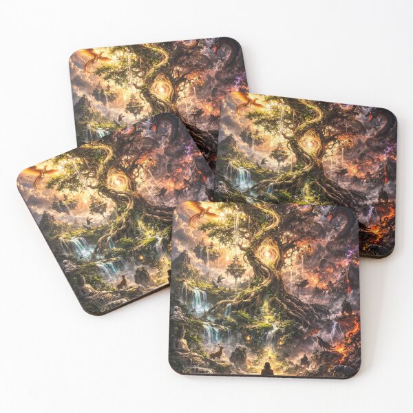 Item preview, The Tree of Balance – Light vs Darkness Fantasy World designed and sold by DrizzyV.