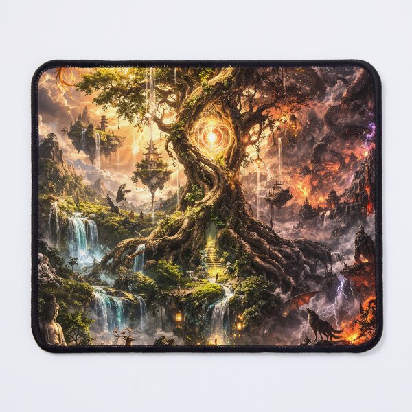 Item preview, The Tree of Balance – Light vs Darkness Fantasy World designed and sold by DrizzyV.