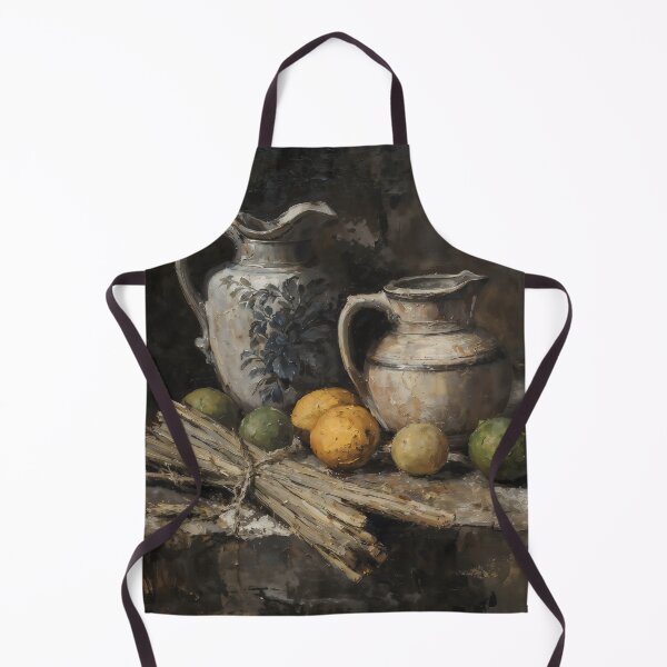 Item preview, Moody Vintage Still Life with Lemons and Pitchers designed and sold by Sergey Sedunov.
