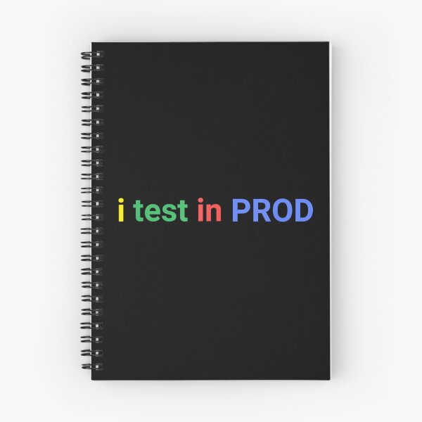 Item preview, I Test In Prod Funny Programmer Developer Coding Humor designed and sold by River Silva.