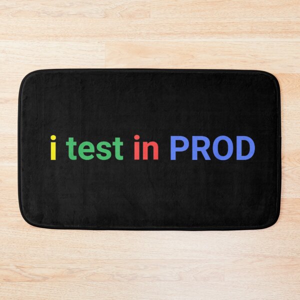 Item preview, I Test In Prod Funny Programmer Developer Coding Humor designed and sold by River Silva.