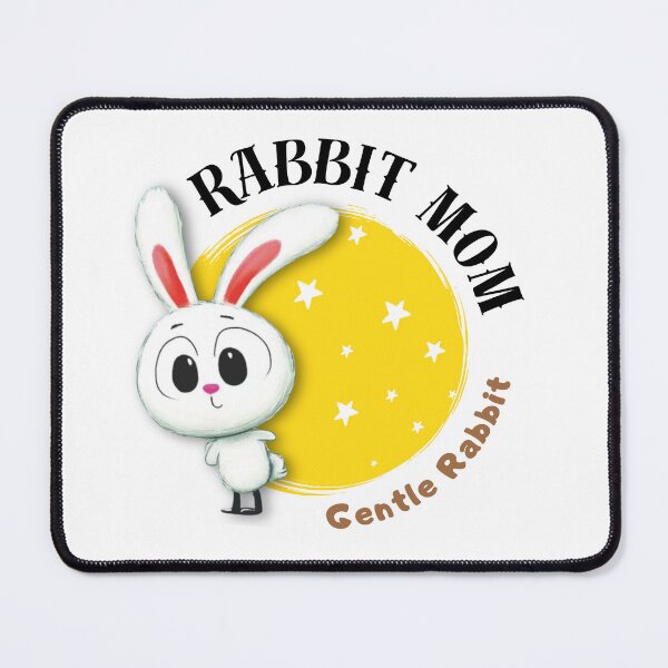 Item preview, Rabbit Mom Chinese Zodiac –Gentle Rabbit Mom Illustration designed and sold by OriginalMindArt.