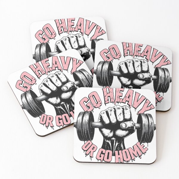 Item preview, Go Heavy Or Go Home – Gym Motivation Fitness Bodybuilding Workout Design designed and sold by Mavriboy.