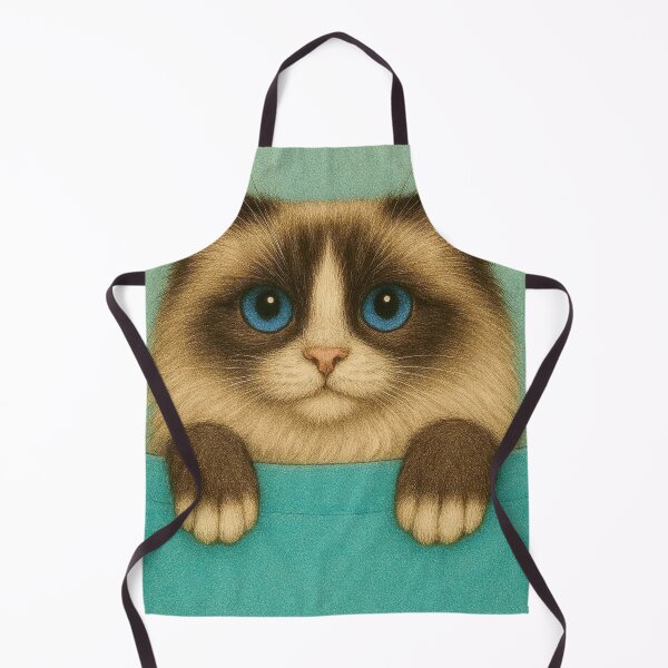 Item preview, Cute Ragdoll Cat in Pocket Summer Tote Bag for Cat Lovers designed and sold by Aloloco.