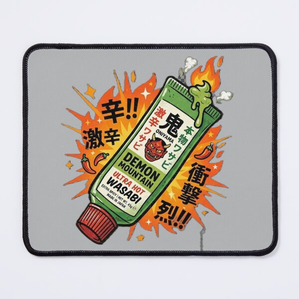 Item preview, Ultra Hot Wasabi Demon Mountain Kawaii Art designed and sold by SakuraMarket26.