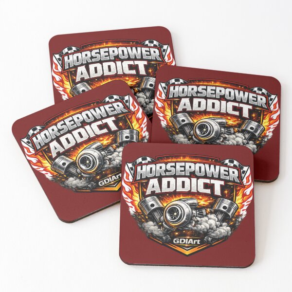 Item preview, Car Guy T-Shirt – HORSEPOWER ADDICT | Turbo Tofu Garage Racing Design designed and sold by GDIArt.