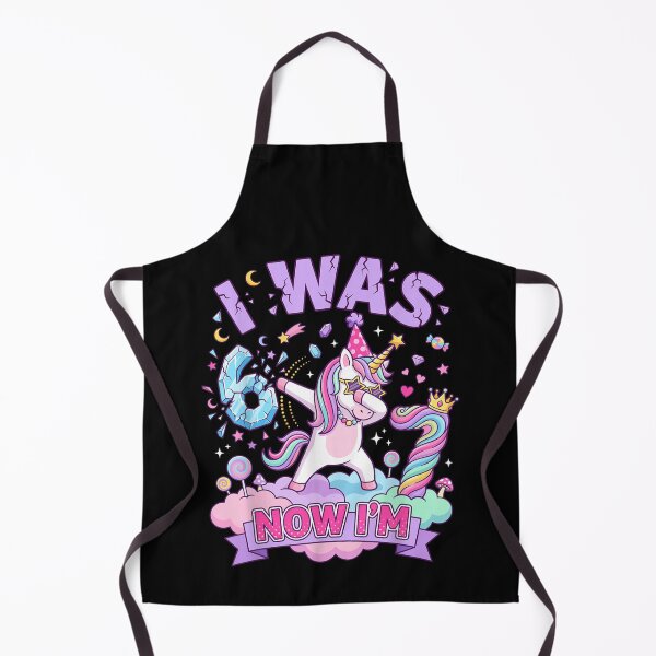 Item preview, Now I'm 6 Cute Unicorn Birthday Party Kids Shirt designed and sold by River Silva.