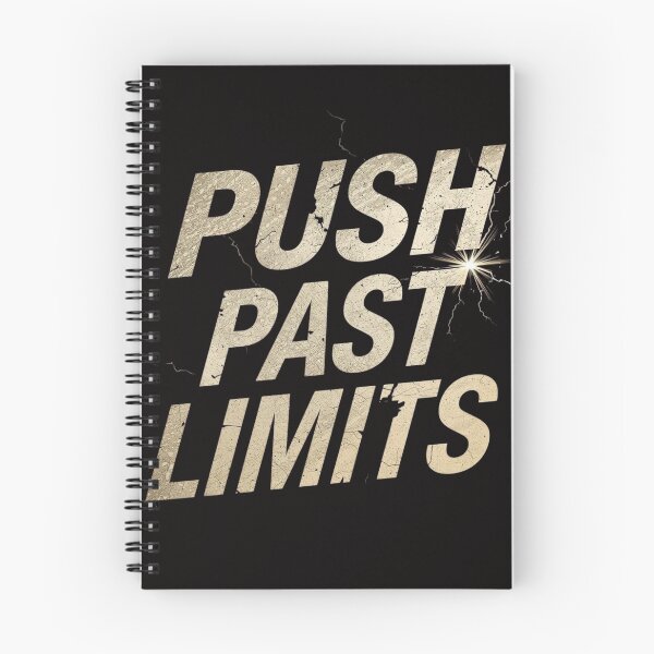 Item preview, Push Past Limits Gym Motivation Shirt | Workout Inspiration Tee designed and sold by guchieworldcollection.