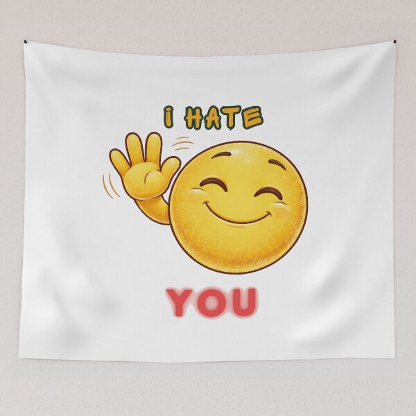 Item preview, I Hate You Vintage Smile designed and sold by Jusiasw.