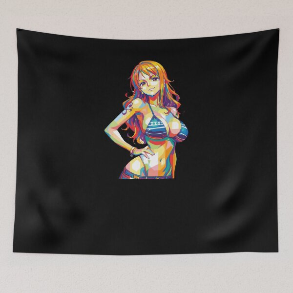 Item preview, Nami One Piece Wpap Art designed and sold by sandrahofer-art.