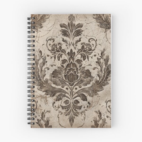 Item preview, Decoupage Vintage Brown Floral Damask 1900 Victorian Pattern designed and sold by GrinGalore.