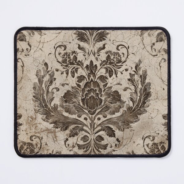 Item preview, Decoupage Vintage Brown Floral Damask 1900 Victorian Pattern designed and sold by GrinGalore.