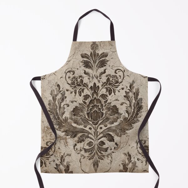 Item preview, Decoupage Vintage Brown Floral Damask 1900 Victorian Pattern designed and sold by GrinGalore.