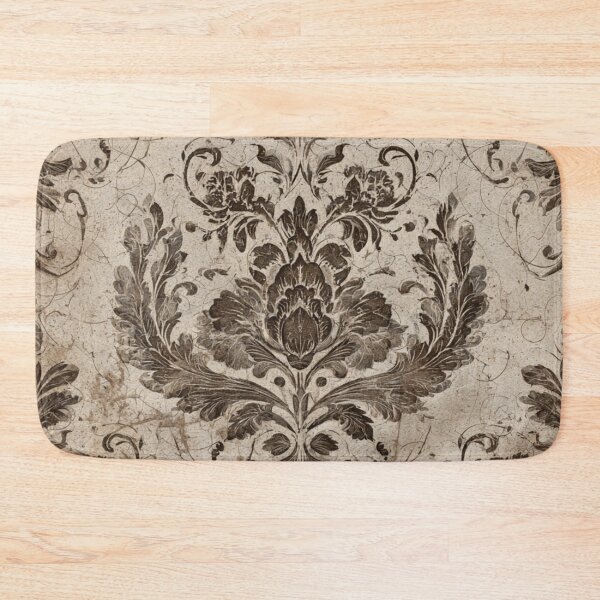 Item preview, Decoupage Vintage Brown Floral Damask 1900 Victorian Pattern designed and sold by GrinGalore.