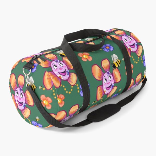 Item preview, Retro Smiley Flower & Happy Bee – 70s Floral Good Vibes Design designed and sold by Artonmytee.