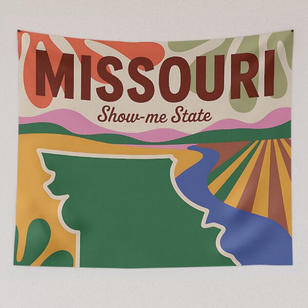 Item preview, Missouri - Travel Poster - USA designed and sold by PrintableTravel.