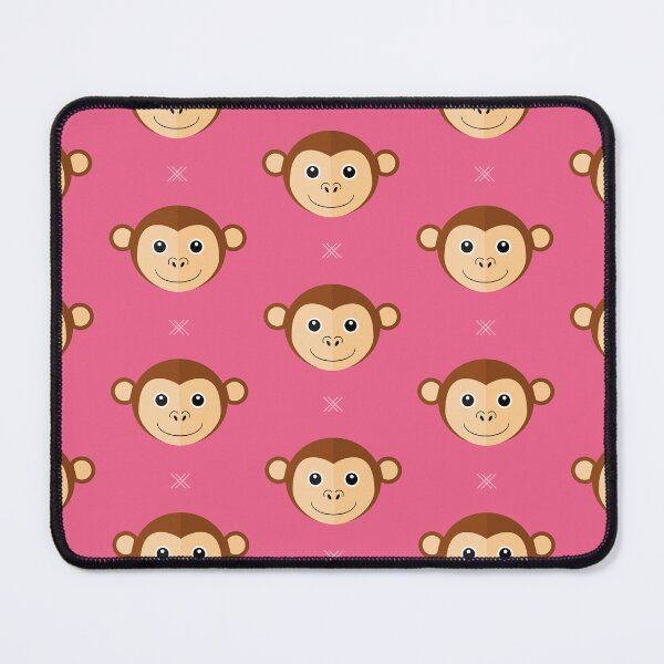 Item preview, Monkey heads on pink designed and sold by reneesillus.