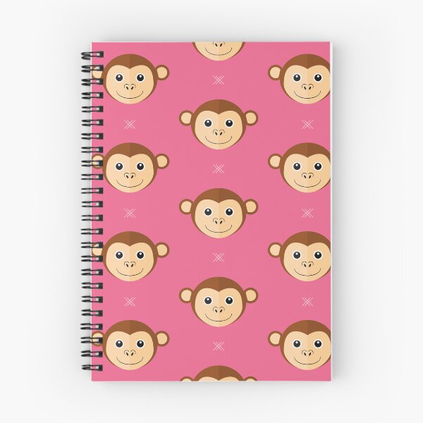Item preview, Monkey heads on pink designed and sold by reneesillus.