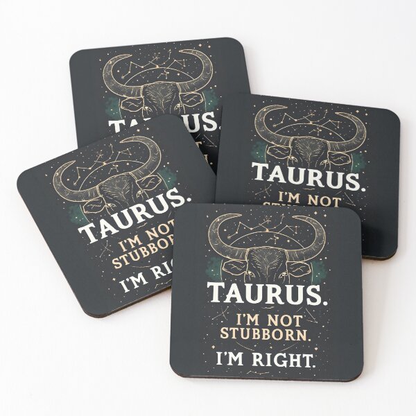 Item preview, Funny Taurus Zodiac Gift I'm Not Stubborn Right designed and sold by owi-art.