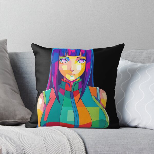Item preview, Hinata Hyuga Colorful Pop Art designed and sold by sandrahofer-art.