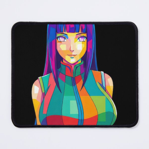 Item preview, Hinata Hyuga Colorful Pop Art designed and sold by sandrahofer-art.